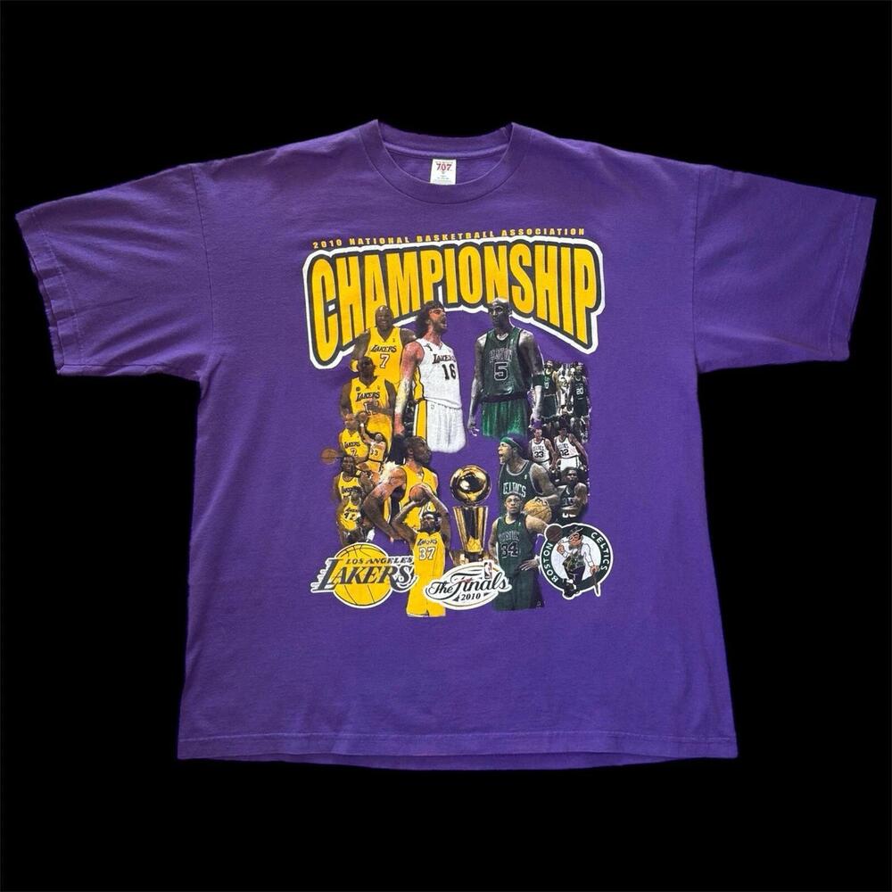 Los Angeles Lakers 2010 Championship Celtics Kobe Bryant Nba Tee Shirt Xxl